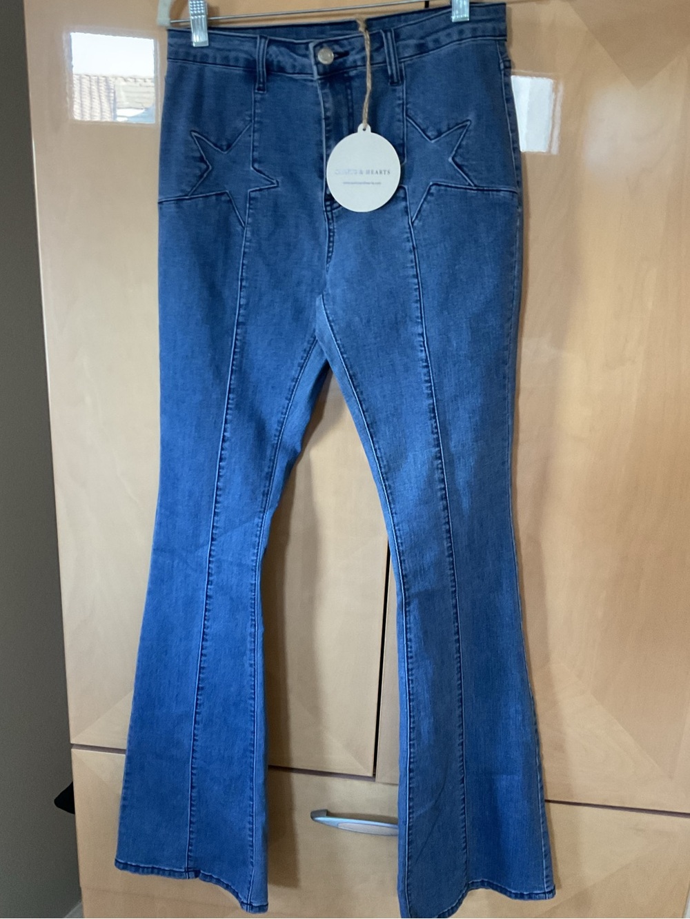 NWT Star Blue Flare Jeans by Saints & Hearts
